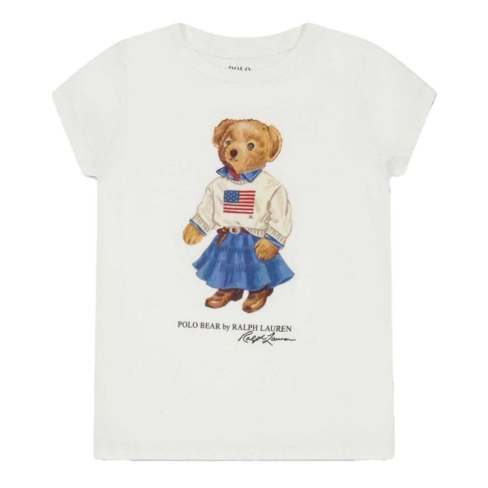 Ralph Lauren Childrens/Kids Polo Bear T-Shirt / White